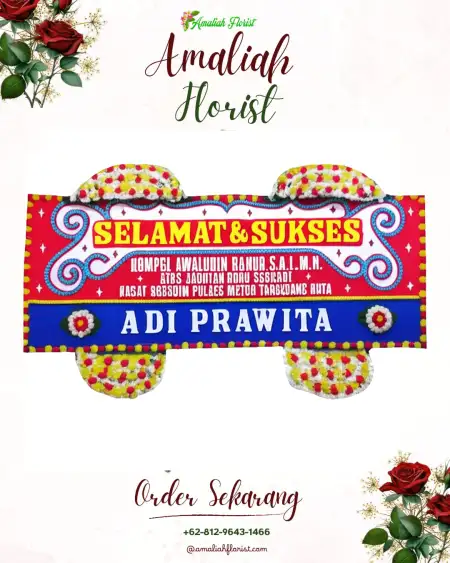 Papan Bunga Ucapan Selamat Sumbersawit